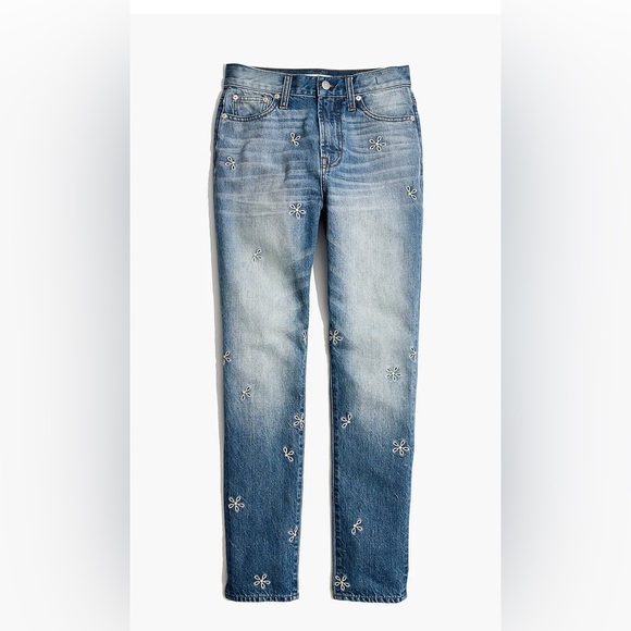 Madewell Denim - MADEWELL The Perfect Summer Jean Embroidered Floral Size 28